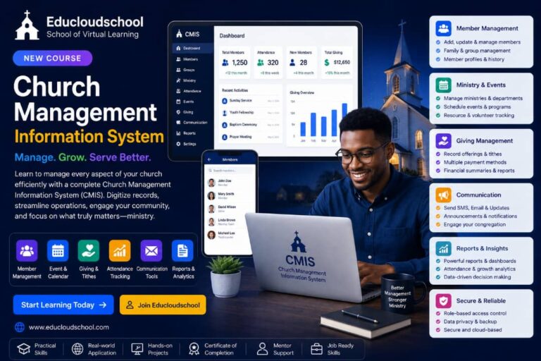 Church Management Information System Course and Certification